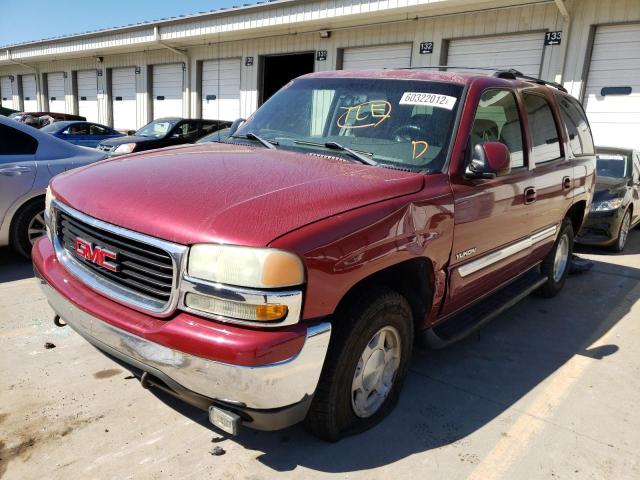 1GKEC13V64J266797 - 2004 GMC YUKON BURGUNDY photo 2