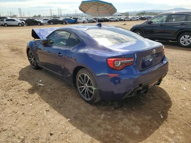 JF1ZNAA17H8709100 - 2017 TOYOTA 86 BASE BLUE photo 3