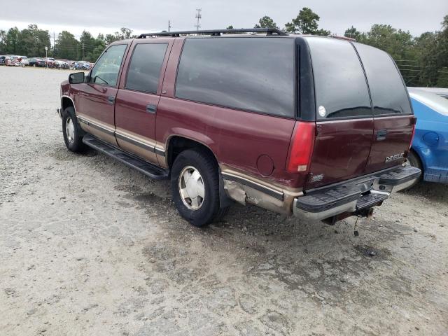 1GNFK16R3WJ353780 - 1998 CHEVROLET SUBURBAN K BURGUNDY photo 3