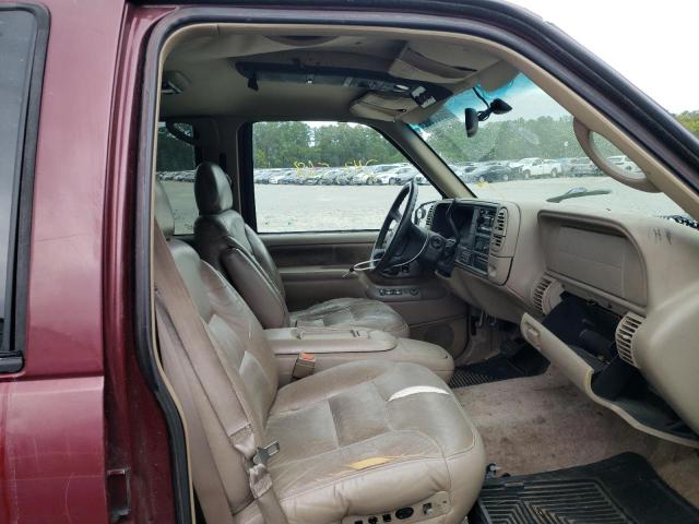 1GNFK16R3WJ353780 - 1998 CHEVROLET SUBURBAN K BURGUNDY photo 5