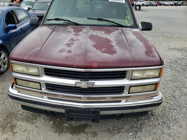 1GNFK16R3WJ353780 - 1998 CHEVROLET SUBURBAN K BURGUNDY photo 7