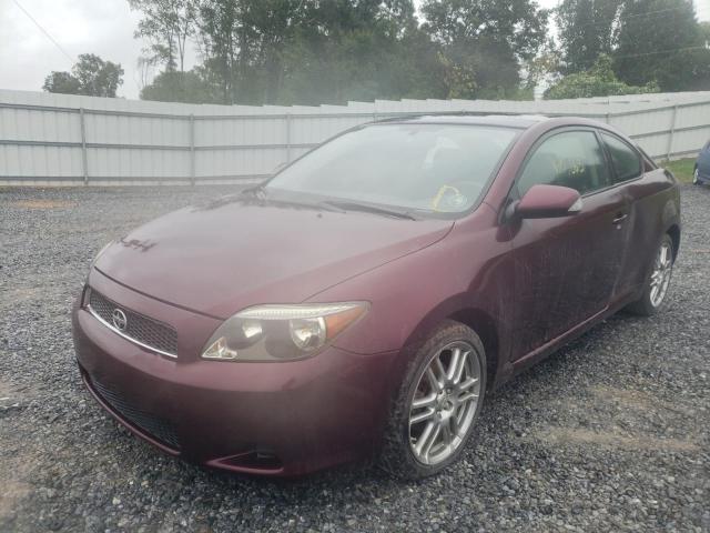 JTKDE177270185957 - 2007 TOYOTA SCION TC Violet photo 2