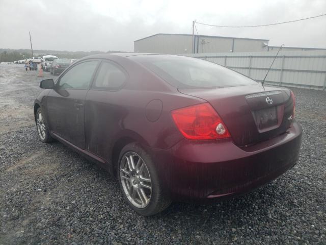 JTKDE177270185957 - 2007 TOYOTA SCION TC Violet photo 3