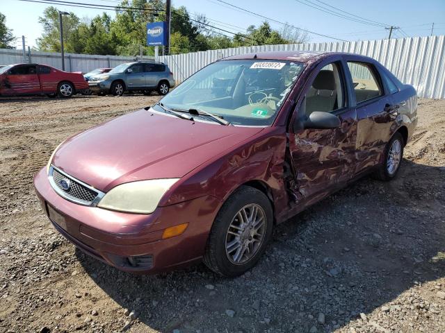 1FAHP34N96W254744 - 2006 FORD FOCUS S ZX MAROON photo 2