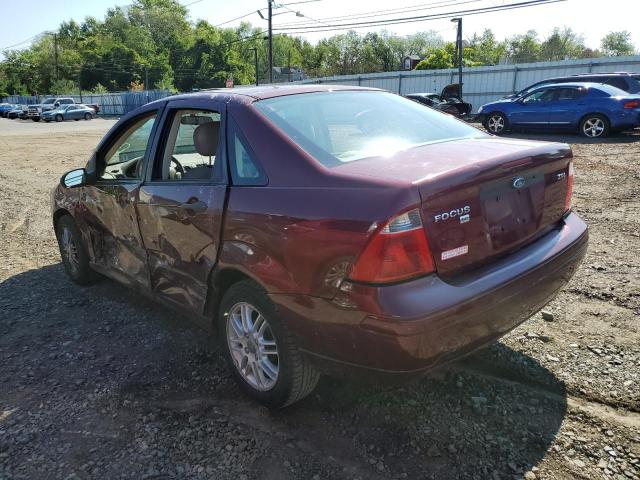 1FAHP34N96W254744 - 2006 FORD FOCUS S ZX MAROON photo 3