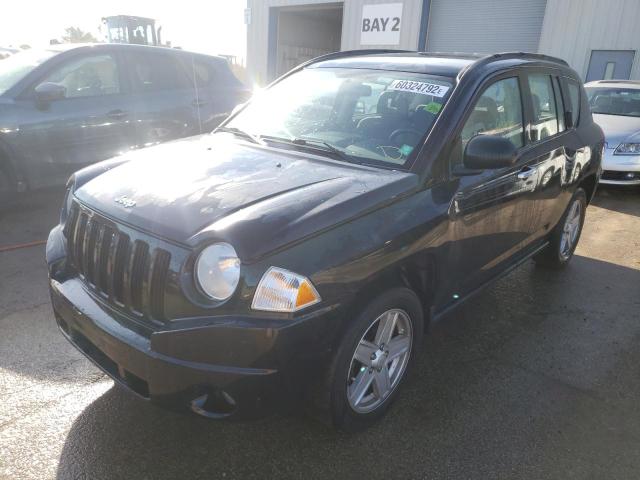 1J8FT47027D418750 - 2007 JEEP COMPASS BLACK photo 2