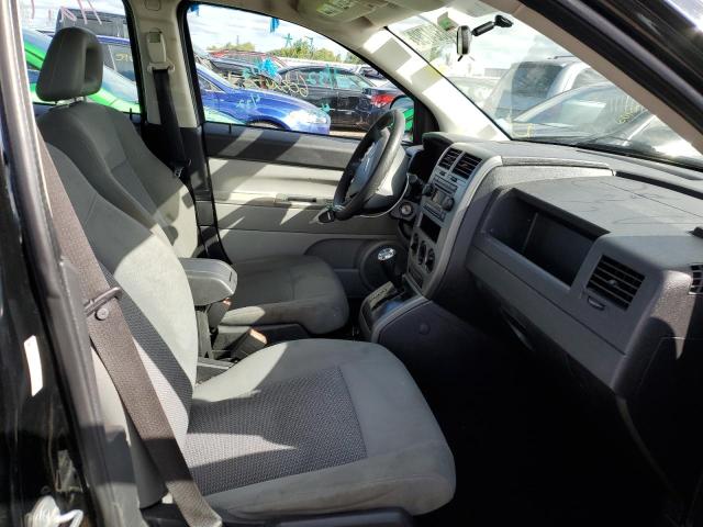 1J8FT47027D418750 - 2007 JEEP COMPASS BLACK photo 5