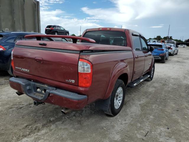 5TBET38164S442076 - 2004 TOYOTA TUNDRA DOU MAROON photo 4