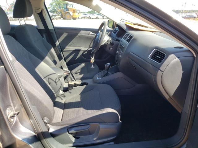 3VW2K7AJ4EM258106 - 2014 VOLKSWAGEN JETTA BASE GRAY photo 5