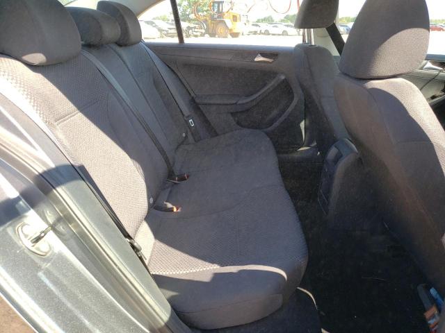 3VW2K7AJ4EM258106 - 2014 VOLKSWAGEN JETTA BASE GRAY photo 6