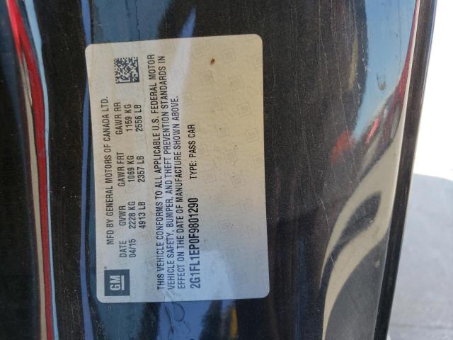 2G1FL1EP0F9801290 - 2015 CHEVROLET CAMARO ZL1 黑色 照片 10