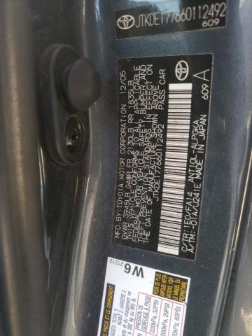 JTKDE177660112492 - 2006 TOYOTA SCION TC 石墨色 照片 10