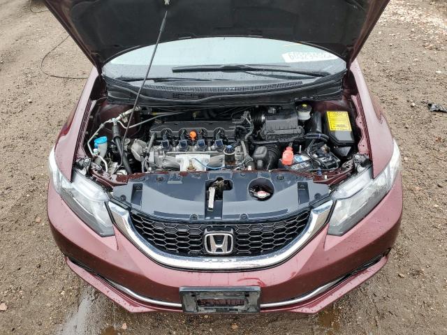 2HGFB2F90FH522123 - 2015 HONDA CIVIC EXL 勃艮第红 照片 7