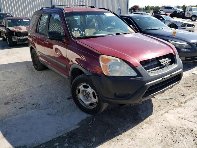 JHLRD68463C018661 - 2003 HONDA CR-V LX RED photo 1