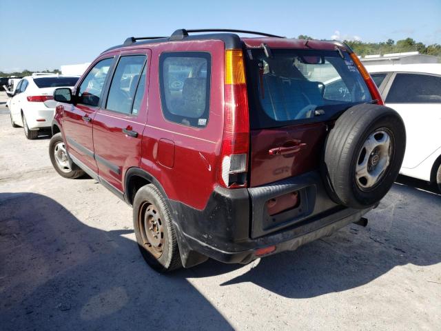 JHLRD68463C018661 - 2003 HONDA CR-V LX RED photo 3