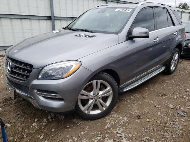 4JGDA5HB6FA497622 - 2015 MERCEDES-BENZ ML 350 4MA SILVER photo 2