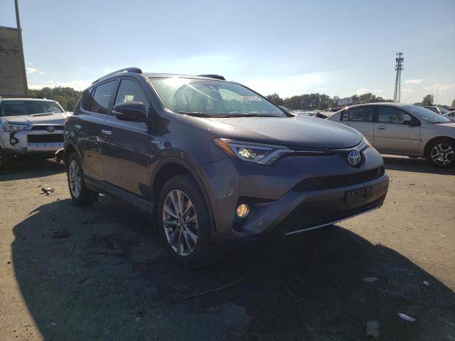 JTMDJREV8HD124254 - 2017 TOYOTA RAV4 HV LI GRAY photo 1