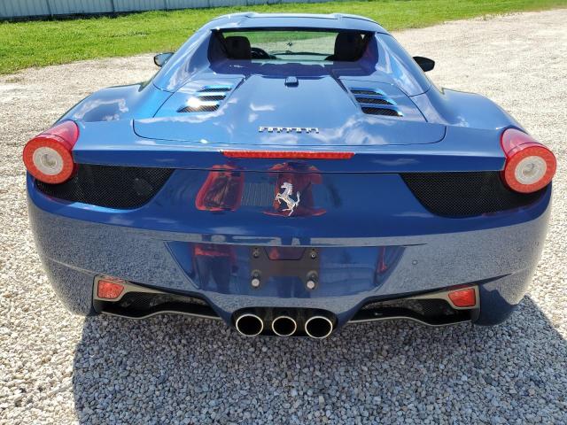 ZFF68NHA5D0195372 - 2013 FERRARI 458 SPIDER BLUE photo 6