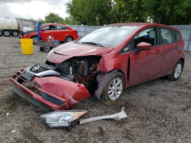 3N1CE2CPXHL364513 - 2017 NISSAN VERSA NOTE RED photo 2