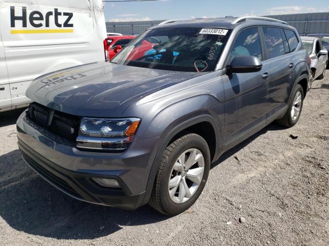 1V2CR2CA9JC573268 - 2018 VOLKSWAGEN ATLAS SE GRAY photo 2