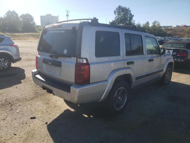 1J8HG48N36C139934 - 2006 JEEP COMMANDER SILVER photo 4