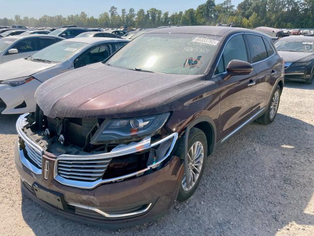 2LMPJ6KR3HBL45009 - 2017 LINCOLN MKX SELECT BURGUNDY photo 2