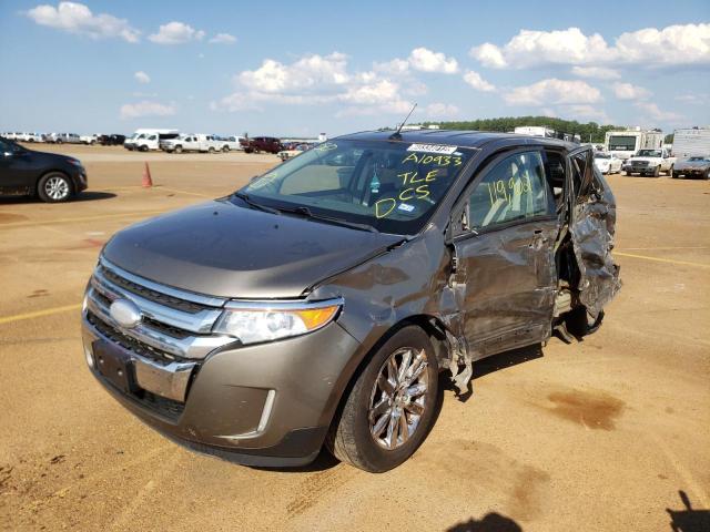 2FMDK4JC8CBA10933 - 2012 FORD EDGE SEL GOLD photo 2