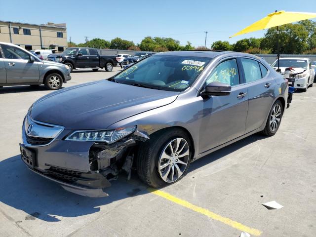 19UUB1F56HA001956 - 2017 ACURA TLX TECH GRAY photo 2