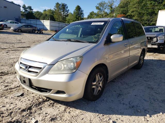 5FNRL38736B447790 - 2006 HONDA ODYSSEY EX SILVER photo 2