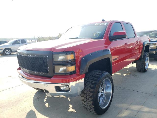 3GCPCREC9EG469264 - 2014 CHEVROLET SILVERADO RED photo 2