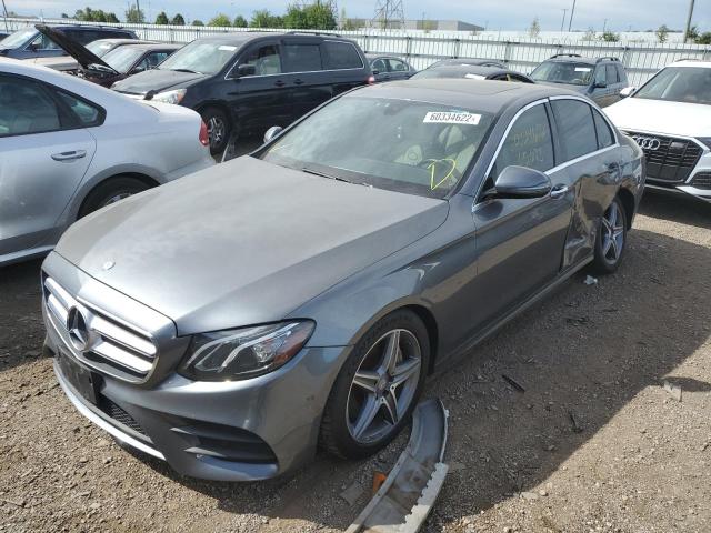 WDDZF4KB2HA106554 - 2017 MERCEDES-BENZ E 300 4MAT GRAY photo 2