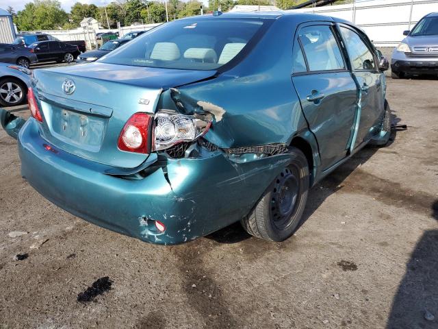 2T1BU4EE5AC378718 - 2010 TOYOTA COROLA GREEN photo 4