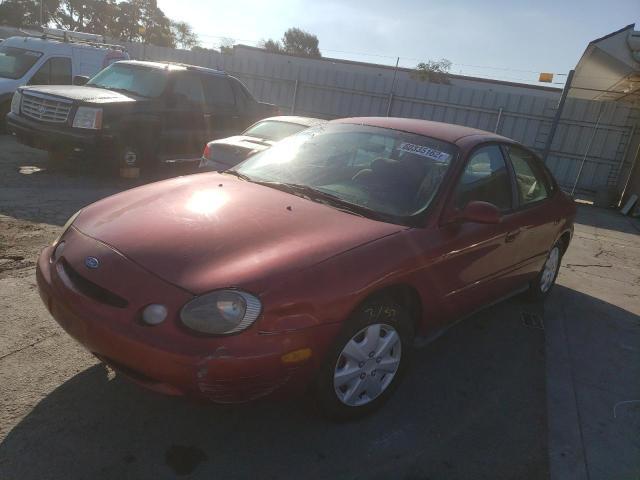 1FALP52U1VA111539 - 1997 FORD TAURUS GL RED photo 2