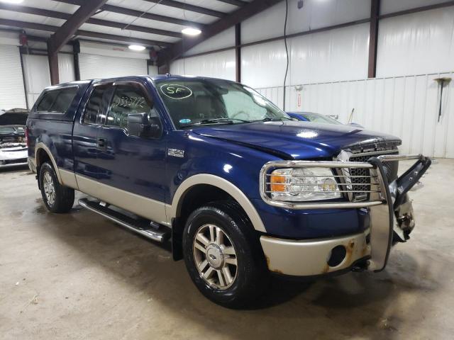 1FTPX14V28FB06870 - 2008 FORD F150 BLUE photo 1