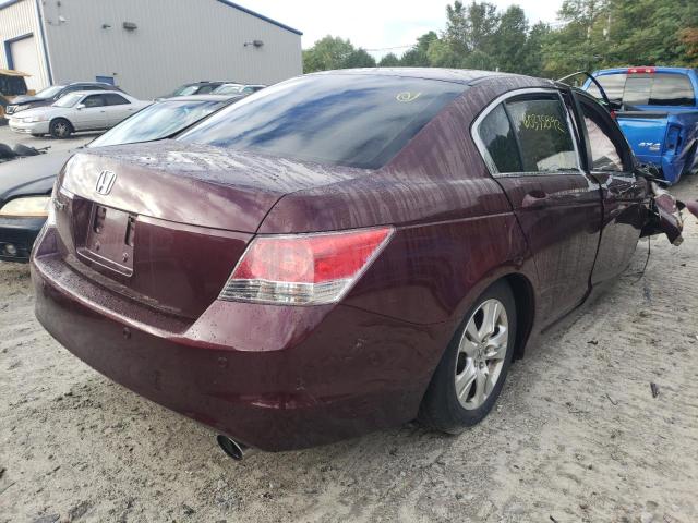 1HGCP2F48AA174197 - 2010 HONDA ACCORD LXP BURGUNDY photo 4