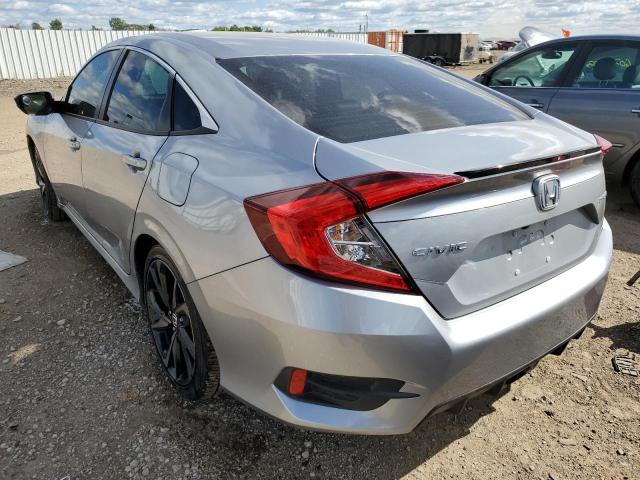 2HGFC2F84LH551057 - 2020 HONDA CIVIC SPOR SILVER photo 3