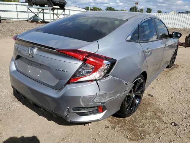 2HGFC2F84LH551057 - 2020 HONDA CIVIC SPOR SILVER photo 4