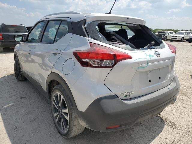 3N1CP5CU7KL545156 - 2019 NISSAN KICKS S SILVER photo 3