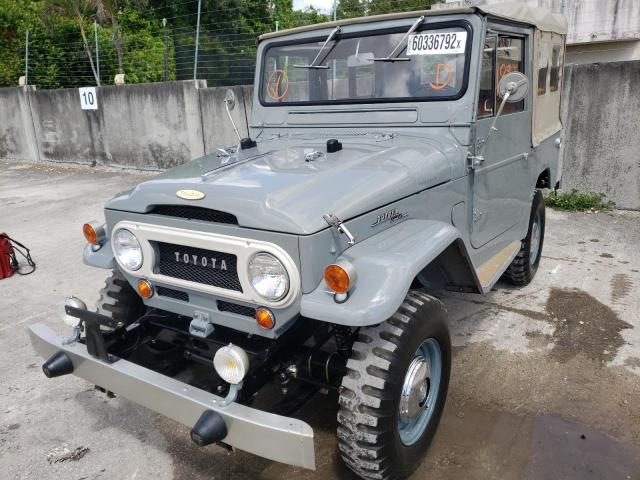 FJ4043574 - 1966 TOYOTA FJ40 GRAY photo 2