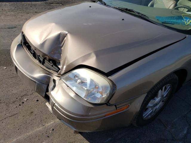 1MEFM55S04G607923 - 2004 MERCURY SABLE LS P GOLD photo 9