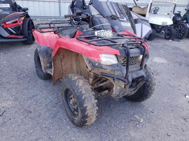 1HFTE4036K4511195 - 2019 HONDA TRX420 FM RED photo 1