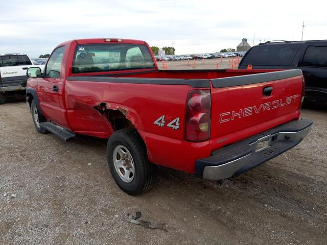 1GCEK14X73Z204663 - 2003 CHEVROLET SILVERADO4 RED photo 3