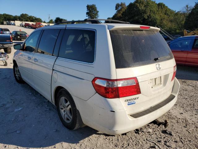 5FNRL38637B456062 - 2007 HONDA ODYSSEY EX WHITE photo 3