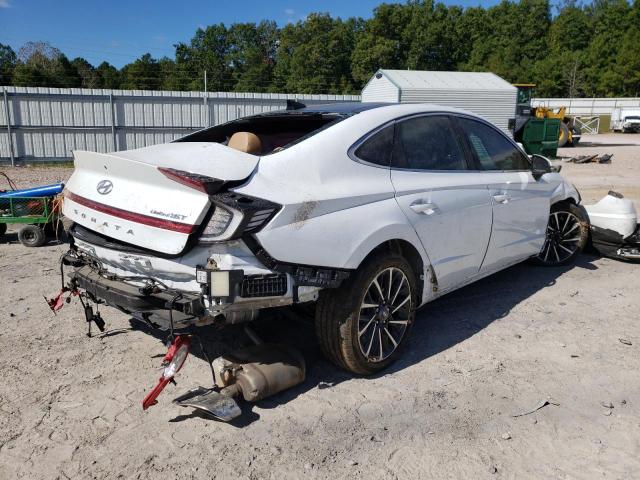 5NPEH4J24LH032883 - 2020 HYUNDAI SONATA LIM WHITE photo 4