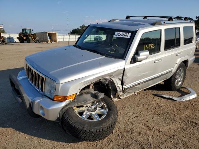 1J4RG5GT5AC137557 - 2010 JEEP COMMANDER ვერცხლისფერი ფოტო 2