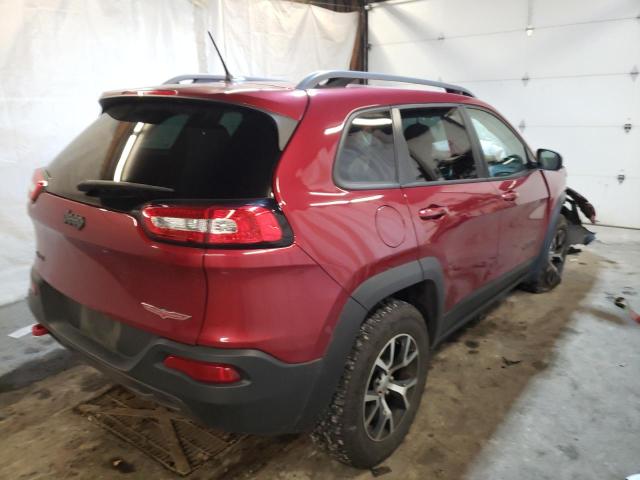 1C4PJMBB9EW104931 - 2014 JEEP CHEROKEE T RED photo 4