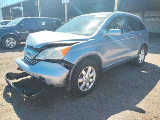 JHLRE38738C019179 - 2008 HONDA CR-V EXL BLUE photo 2