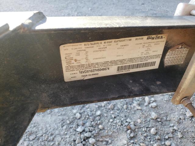 16VDX1027H5046674 - 2017 ALUM TRAILER BLACK photo 10