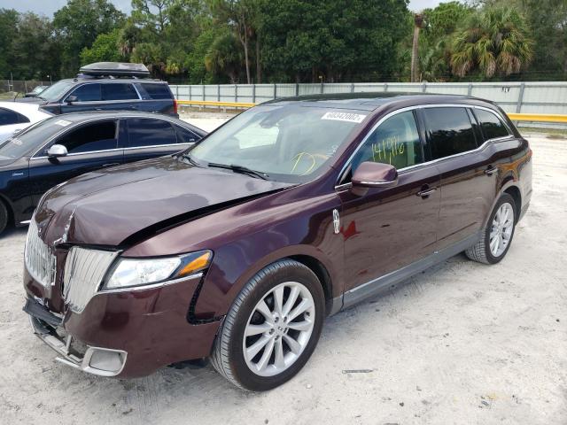 2LMHJ5AT2BBJ51493 - 2011 LINCOLN MKT PURPLE photo 2