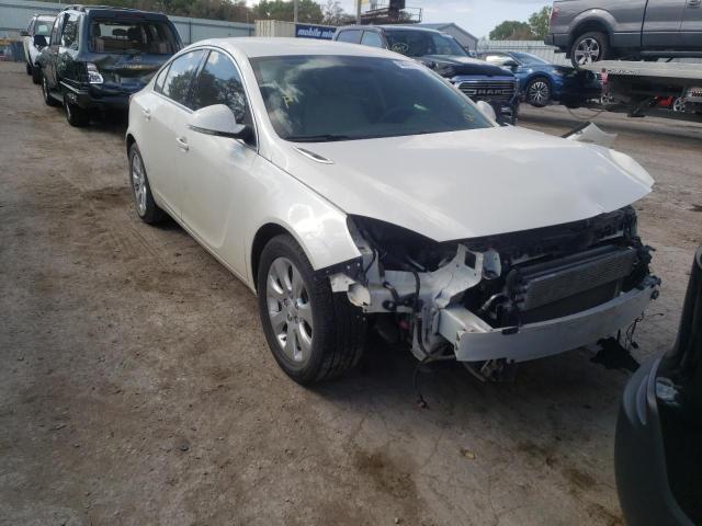 2G4GM5ER8F9278419 - 2015 BUICK REGAL PREM WHITE photo 1